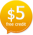 $5 USD free credit