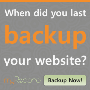 myRepono - Website & mySQL Database Backup Service