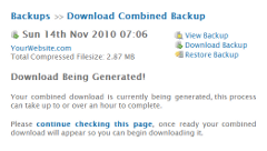 Download Combined Backup