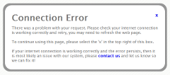Connection Error