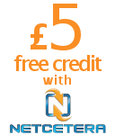 &pound;5 GBP free credit with Netcetera