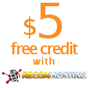 $5 USD free credit with Recon Hosting