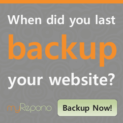myRepono - Website & mySQL Database Backup Service