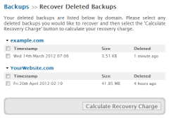 Backups: Recover Deleted Backups