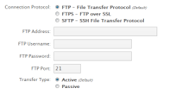 Configure FTP Backups